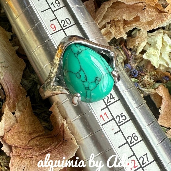 Alquimia Silver and Turquoise Ring - Picture 1 of 1